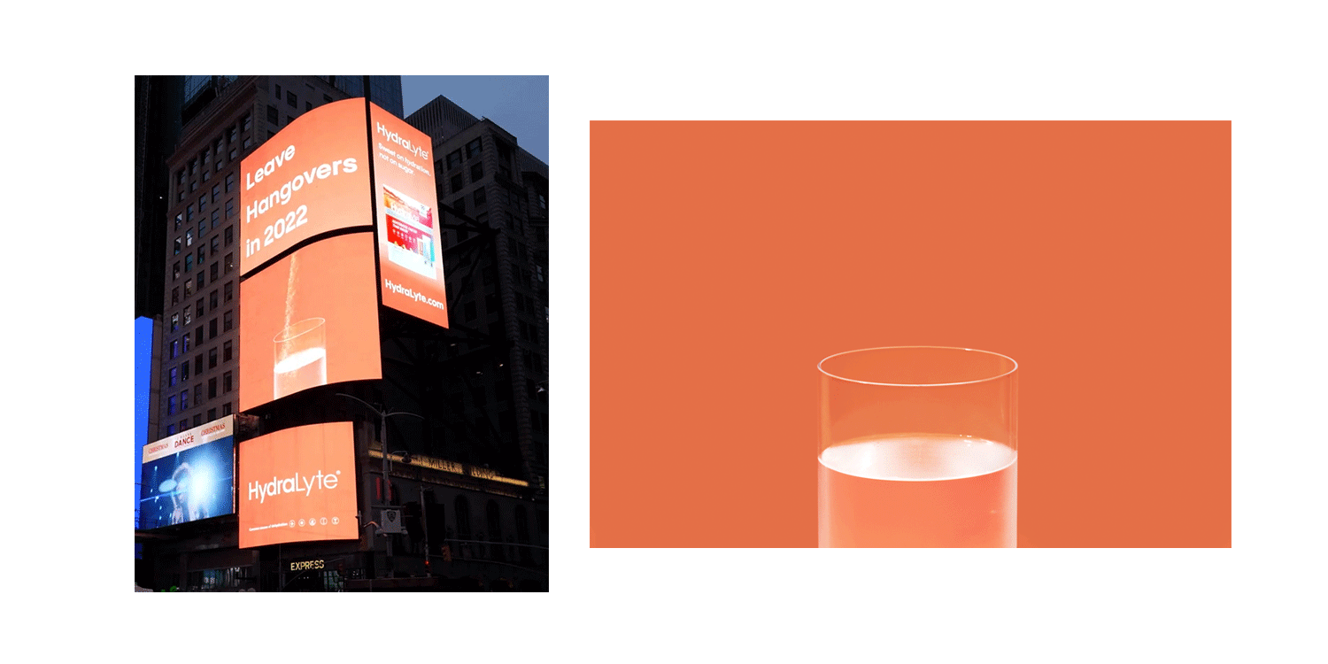 Hydralyte Times Square Marketing